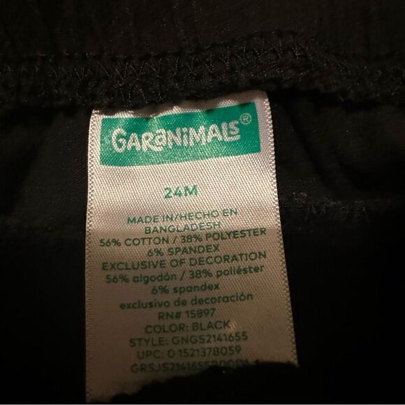 Giranimals/ Jumping Beans Green & black floral toddler girls outfit 24 months - Picture 6 of 9